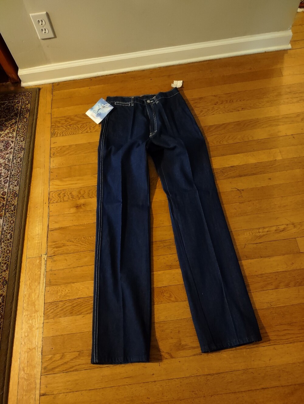 Pegasus 1 Gitano 1981 Vintage Dark Wash High Waist Jeans NWT Deadstock Size 14